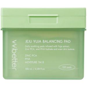 VVBETTER Korean Skincare - Jeju Yuja Balancing Pad- Korean Skincare