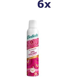 6x Batiste Dry Shampoo 200ml XXL Volume