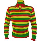 Fjesta - Vastelaovend - Schipperstrui - Rood-geel-groen - Unisex