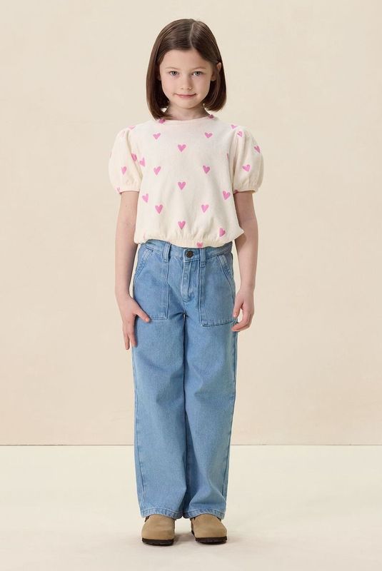 Sissy-Boy - Denim Cargo Broek - Blauw - Rechte Pijpen