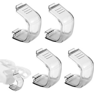 JHubers Goods - 4-delige Lensdop Set voor Drone Neo | Krasbestendige Beschermhoes | Stofdichte Lens Compatibel met Drone Neo (Zwart Transparant)