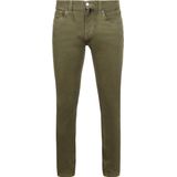 Pierre Cardin - Lyon - Corduroy Broek - Olive - Five-pocket
