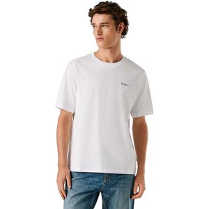 Pepe Jeans Contrast Connor T-shirt Met Korte Mouwen Wit L Man