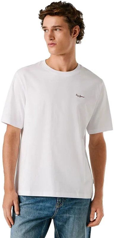 Pepe Jeans Contrast Connor T-shirt Met Korte Mouwen Wit L Man