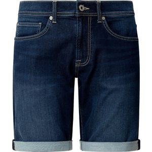 Jeans - Slim Fit - Indigo - Gebreide Stof - 80% Katoen