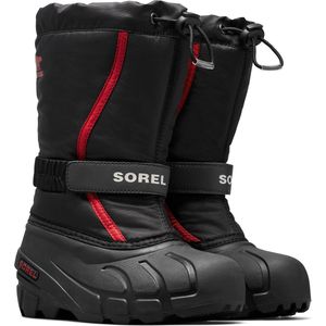 Sorel YOUTH FLURRY™ BOOT Youth Unisex Snowboots - Black, Bright Red - Maat 33