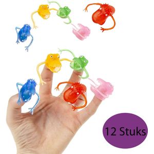 Vingerpoppetjes 12 STUKS - Vingermonsters - Uitdeelcadeaus voor Kinderen - Traktatie - Speelgoed voor Kinderen