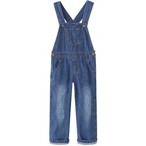Jongens Jeanskleurige Tuinbroek voor Kinderen, 3-10 Jaar