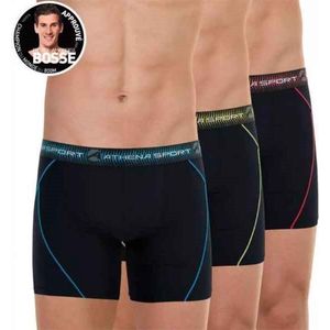 Heren Boxershorts - 3 Pack - Maat XXL - Microfiber - Ultrastretch - Sneldrogend - Ideaal voor het Sporten - Athena - Boxers Longs