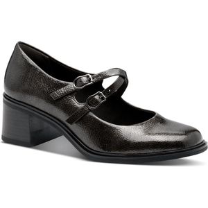 Tamaris - Pumps - Metallic - 40 - Vintage met Dubbele Gesp en Plateauzool