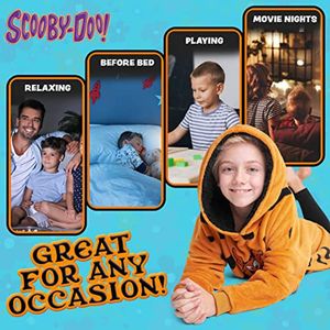 Oversized capuchontrui deken voor kinderen in bruin