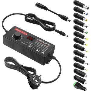 Universele Voeding 3 V ~ 24 V 120 W 5 A - Schakel Adapter met Adapterstekker - Elektronische Apparaten Fotolijst Babyfooncamera Led-strips - 5000 mA max