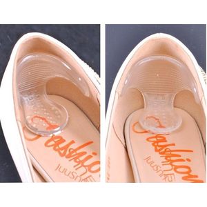 Jumada - Siliconen Hielbeschermers - Hielbescherming Gel - Doorzichtig - Een Paar