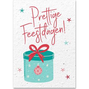 Groeipapier kerstkaart | Kerstcadeau | Growingpaper | Losse kerstkaart | Plantbare kerstkaart | Duurzame kerstkaart | Zakelijke kerstkaart | Inclusief envelop | Prijs inclusief verzendkosten