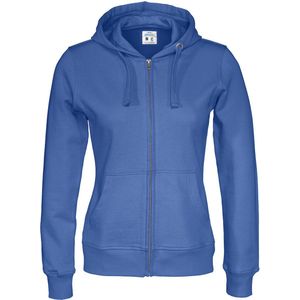 Cottover HOODIE FULL ZIP LADY - GOTS GECERTIFICEERD 141009 - Koningsblauw - XL