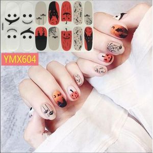 Halloween spin nagel stickers nail art Creepy
