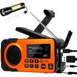 Current Components - DAB+ Noodradio - Draagbare Radio - Powerbank - Bluetooth - 5200mAh