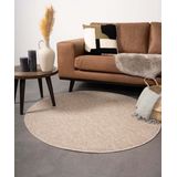 Rond vloerkleed Lush - beige 300 cm rond