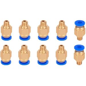 10pcs 3D Printers PC4-M6 Pneumatic Connectors - PC4-M6 Bands - Quick Coupling Accessoires