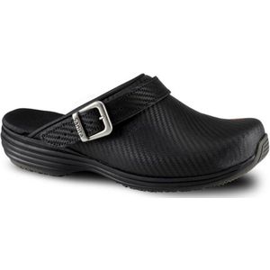 Sanita klompen klompen - Wave - Carbon - zwart - Maat: 39