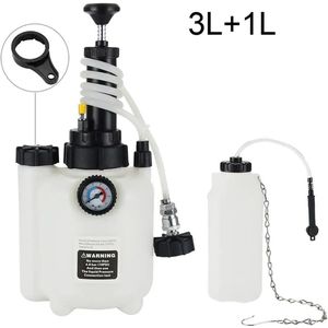 Pomp - Olie ververser - Hydraulisch - Olie verwisselaar - Handmatig - 3L - Met Drukmeter