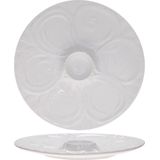 Cosy & Trendy - Oesterbord - Wit - Porselein - 28,5 cm