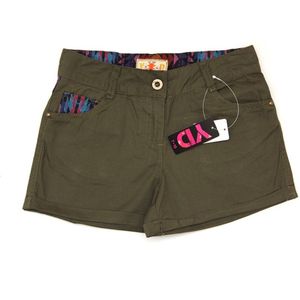 Korte shorts kaki + patronen