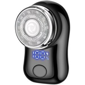 Scheerapparaat - Elektrisch scheerapparaat - Mini elektrisch scheerapparaat - Dubbel ringmesnet - USB - Digitaal display - 3 niveaus instelbaar - Draagbaar - Ideaal voor zakenreizen en als cadeau voor de feestdagen - Reizen - Stijlvolle beautytools