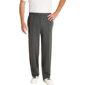 Comfortabele herenbroek met vouw antraciet - Grijs - Maat - 62