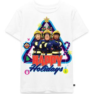 Brandweerman Sam™ Fijne Feestdagen Van Het Team Premium T Shirt Kinderen