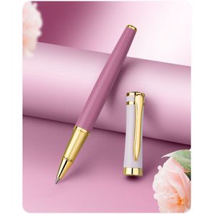 Ainy - Luxe Balpen roze incl. extra balpennen vulling - elegant en stijlvol pen cadeau voor vrouwen - (niet geschikt voor Parker Jotter pennen of Waterman rollerbalpen vulling) | Moederdag cadeautje