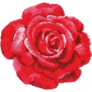 Rode roos Knoopvorm kleed