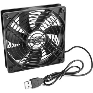 Stille USB Ventilator 120mm voor PC, TV en Gaming Apparatuur