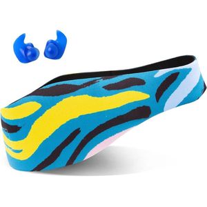 Allecto plus - Zwemhoofdband voor alle leeftijden - Oorbeschermer tegen zwemmersoren - Elastische haarbeschermer - Beschermt oren en oordopjes - Waterdichte zwemaccessoire