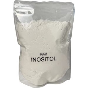 BulkLab Nutrition - Inositol poeder - 100% zuiver Inositol poeder - 2000mg dagelijkse dosering - 1 kg ( 1000g ) Neutraal - Vitamine B7 - Smaakloos & oplosbaar - Zonder onnodige toevoegingen - Hoge Kwaliteit - Gemaakt in Nederland