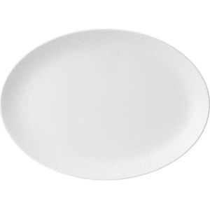 Wedgwood - Gio Ovale Serveerschaal - 36,5cm - Wit