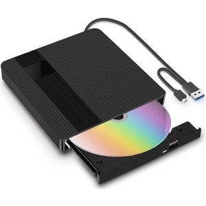 DailySupplies® Externe DVD Speler voor Laptop - CD Brander - Plug & Play