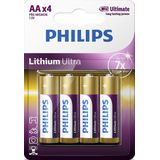 Philips AA Lithium Ultra Batterijen
