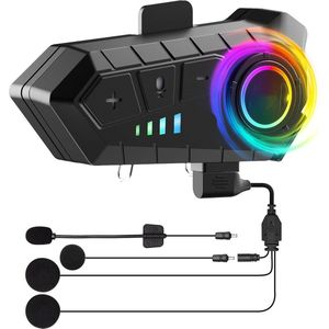 Dailysuppliess Motorhelm Headset - Intercom - Bluetooth - Zwart