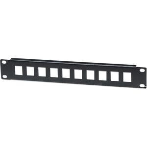 Intellinet - Blinddeksel - Zwart - Rack-montabel - 1U - 10 Poorten