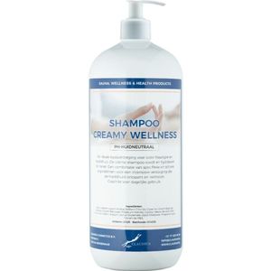 Shampoo Creamy Wellness - 1 liter met witte pomp - Haarverzorging