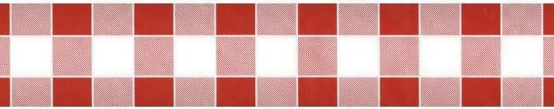 Wicotex - Damast Tafelpapier - Ruit - Rood - 1,20 x 8 m