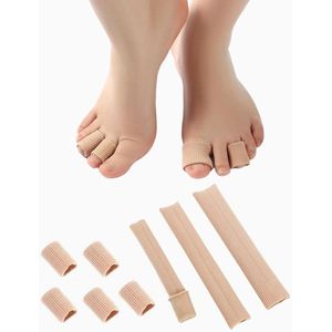 Inovra - Teenbescherming voor eelt en blaren - 3 stuks beschermkappen voor voeten - Gel teenspreider