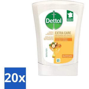 Dettol No-Touch Handzeep Refill Extra Care Honey & Sheabutter 250 ml - Bulkverpakking - 20 stuks