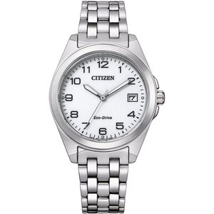 Citizen Classic Horloge - Citizen dames horloge - Zilver - diameter 33.5 mm - roestvrij staal