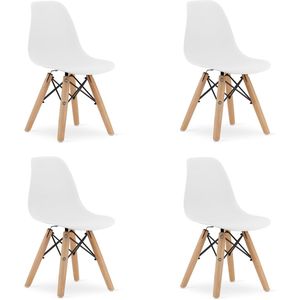 ZUBI stoel - grijs x 4