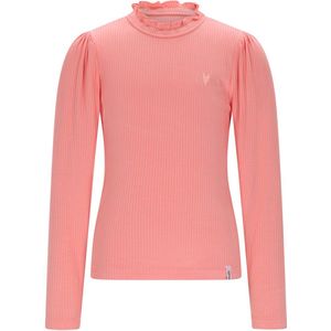 NoNo winter jersey t-shirt meisjes - roze - Koss - rib, ecovero