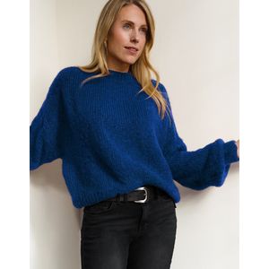 Je m'appelle Dames Trui - Blauw - Maat L/XL