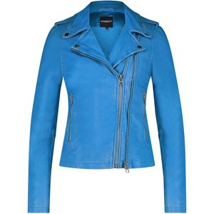 Goosecraft Jas Gc Biker513 102321034 Tranquil Blue Dames Maat - S