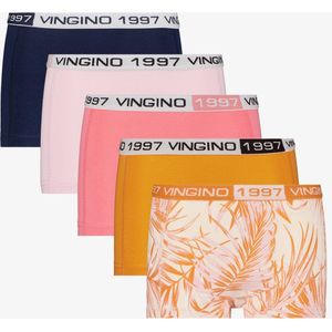 Vingino meisjes boxershorts oranje roze - Maat 134/140